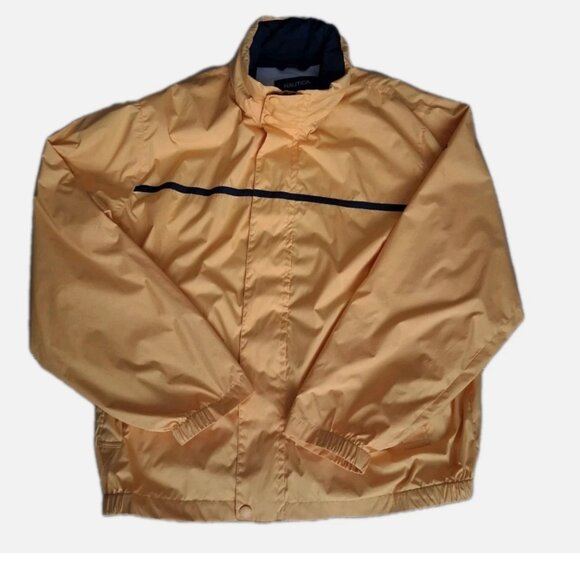 Nautica Sailing Jacket Men's 2XL Full Zip With Concealed Hoodie Y2K Impermeable - Picture 1 of 11